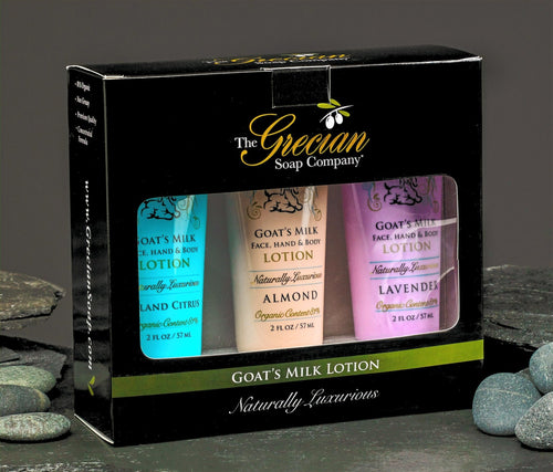 2oz. Lotion Tube 3-Pack w/Island Citrus. Almond & Lavender-Assorted - Mimi Glow