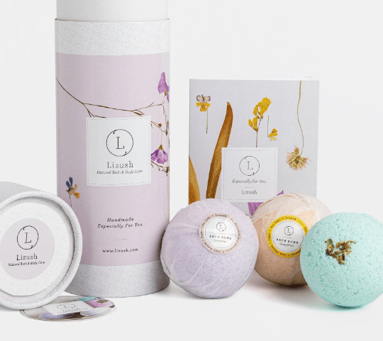 Natural Bath Bomb Gift Set – 3 Aromatherapy Bath Bombs - Mimi Glow