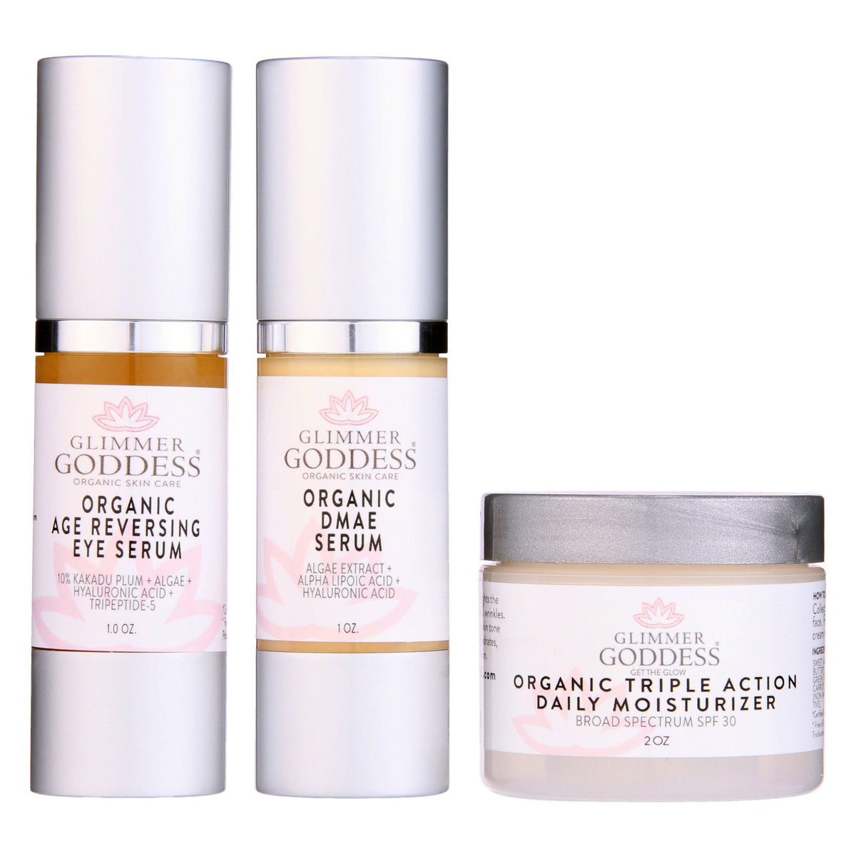 Organic Anti-Wrinkle Trio – 3-Step Collagen Boosting System - Mimi Glow