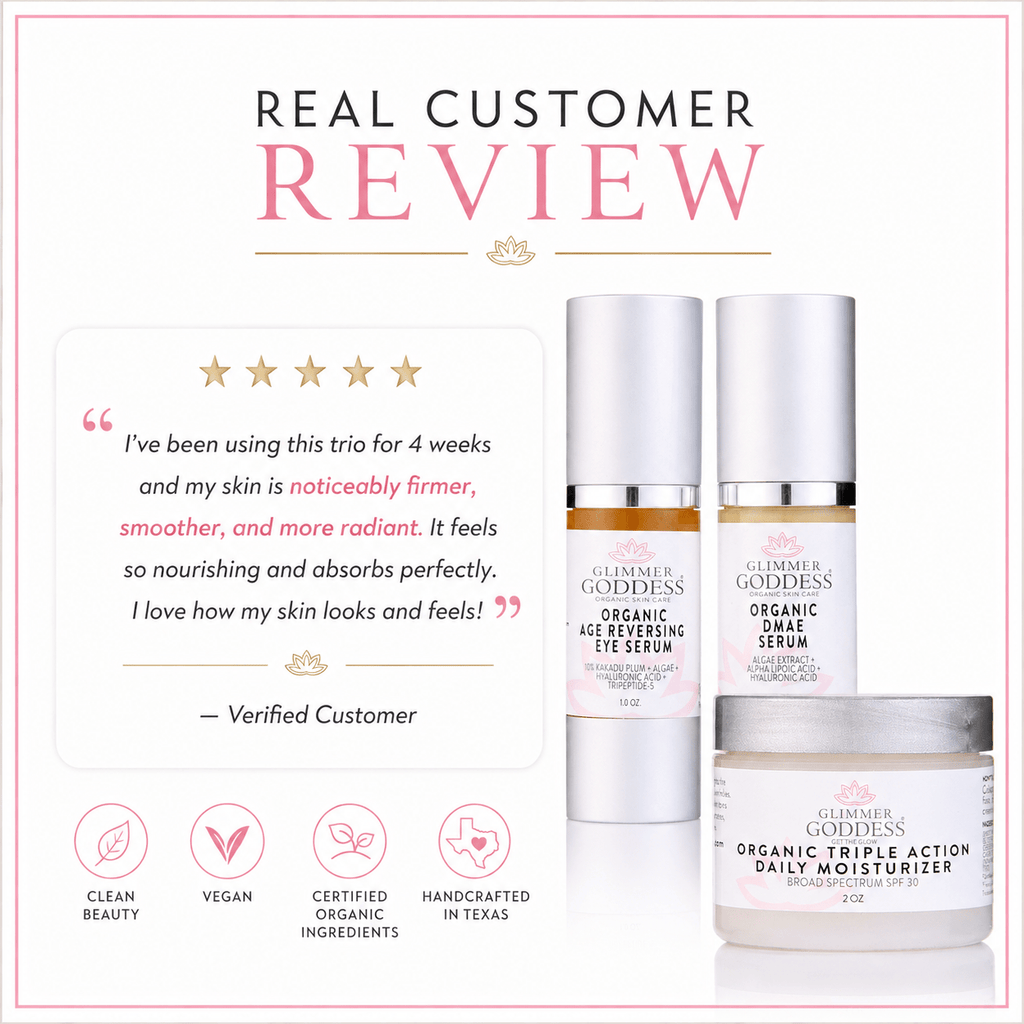 Organic Anti-Wrinkle Trio – 3-Step Collagen Boosting System - Mimi Glow