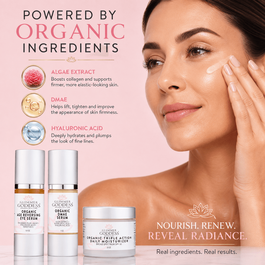 Organic Anti-Wrinkle Trio – 3-Step Collagen Boosting System - Mimi Glow