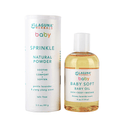 Organic Baby Oil and (talc free) Baby Powder Set - Mimi Glow