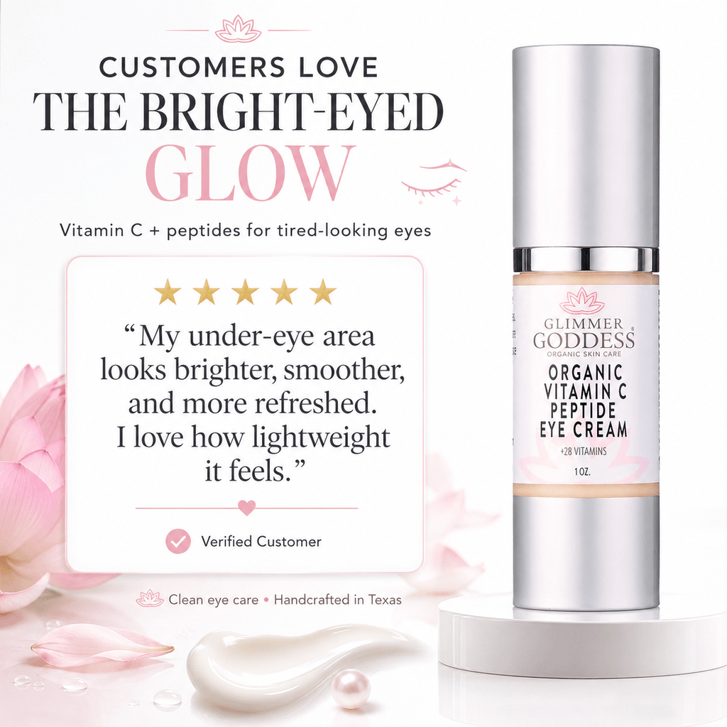 Organic Vitamin C Eye Serum – Peptide Treatment for Dark Circles - Mimi Glow