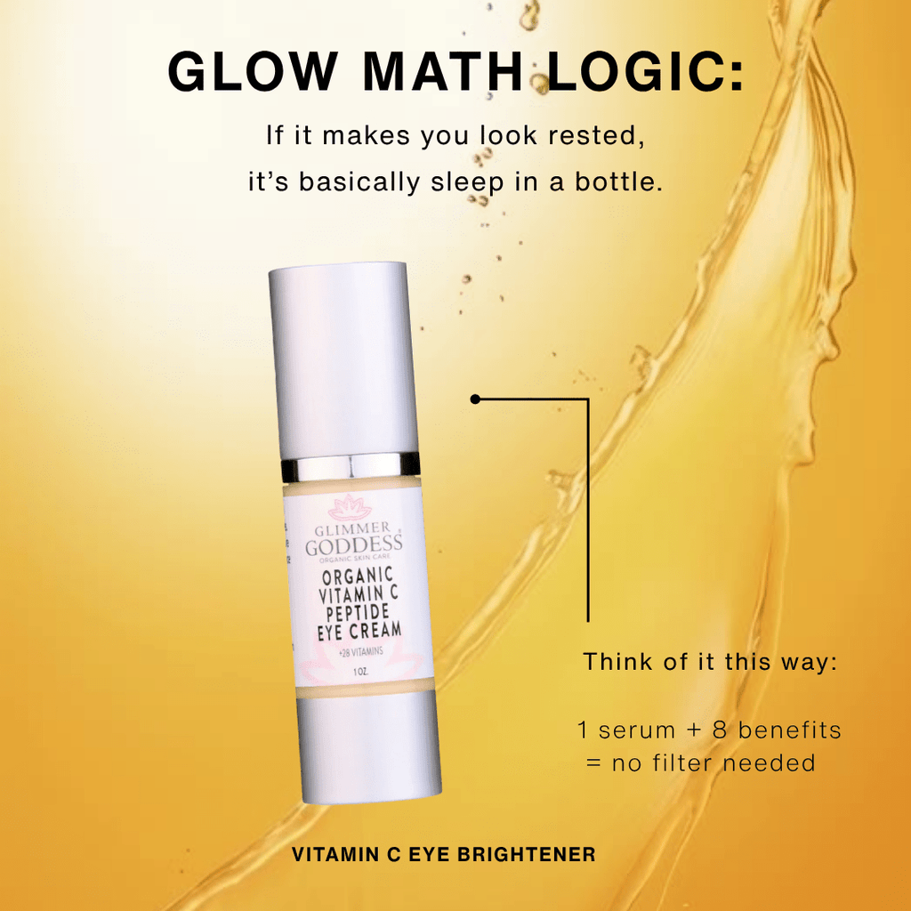 Organic Vitamin C Eye Serum – Peptide Treatment for Dark Circles - Mimi Glow