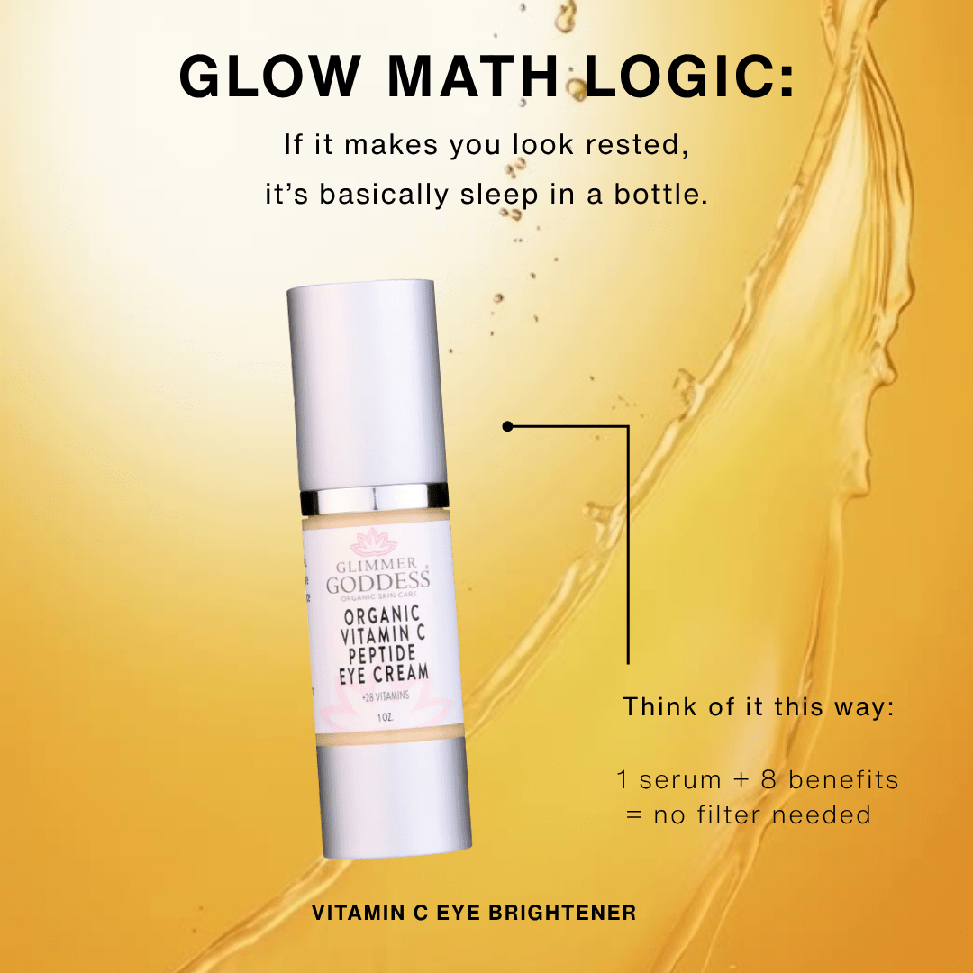 Organic Vitamin C Eye Serum – Peptide Treatment for Dark Circles - Mimi Glow