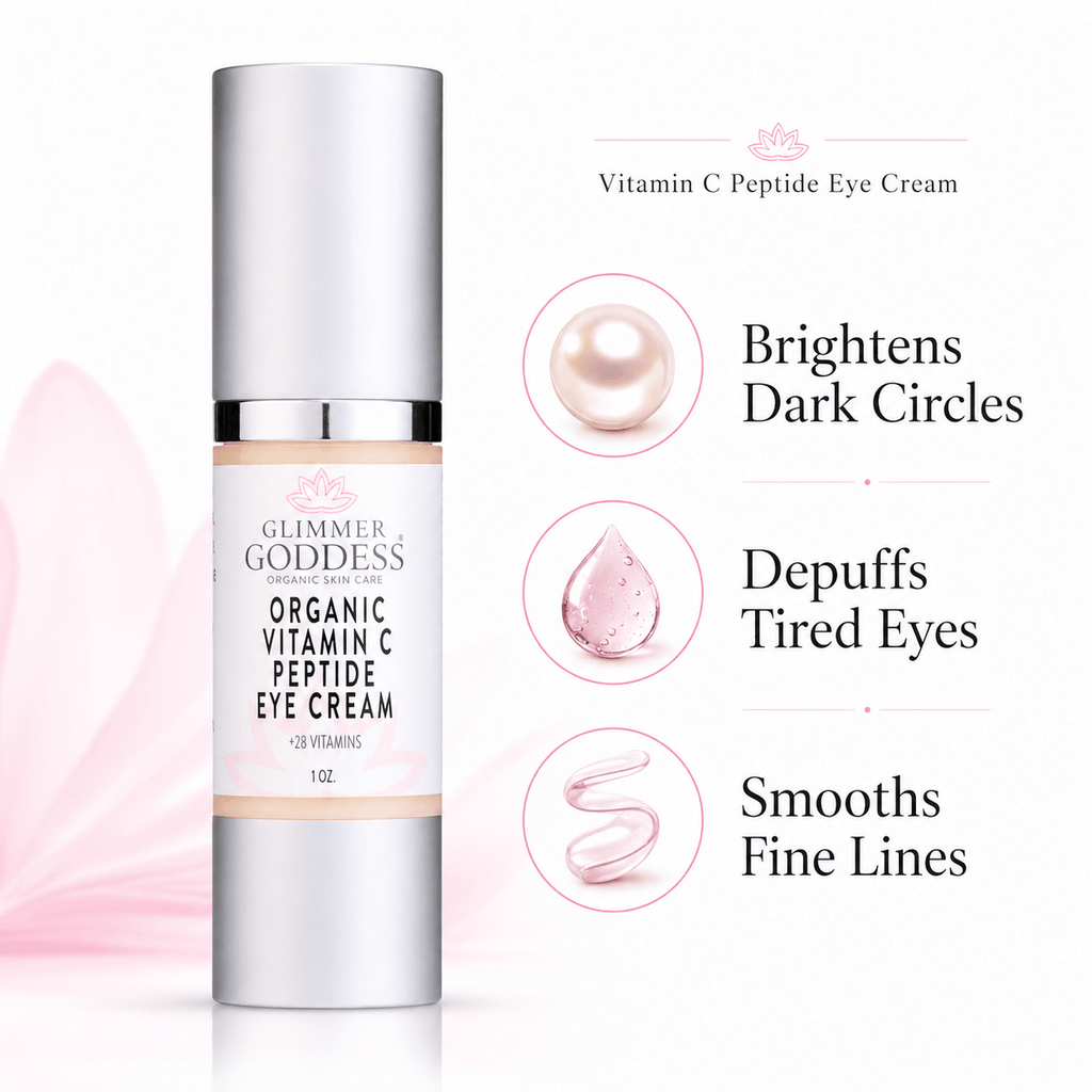 Organic Vitamin C Eye Serum – Peptide Treatment for Dark Circles - Mimi Glow