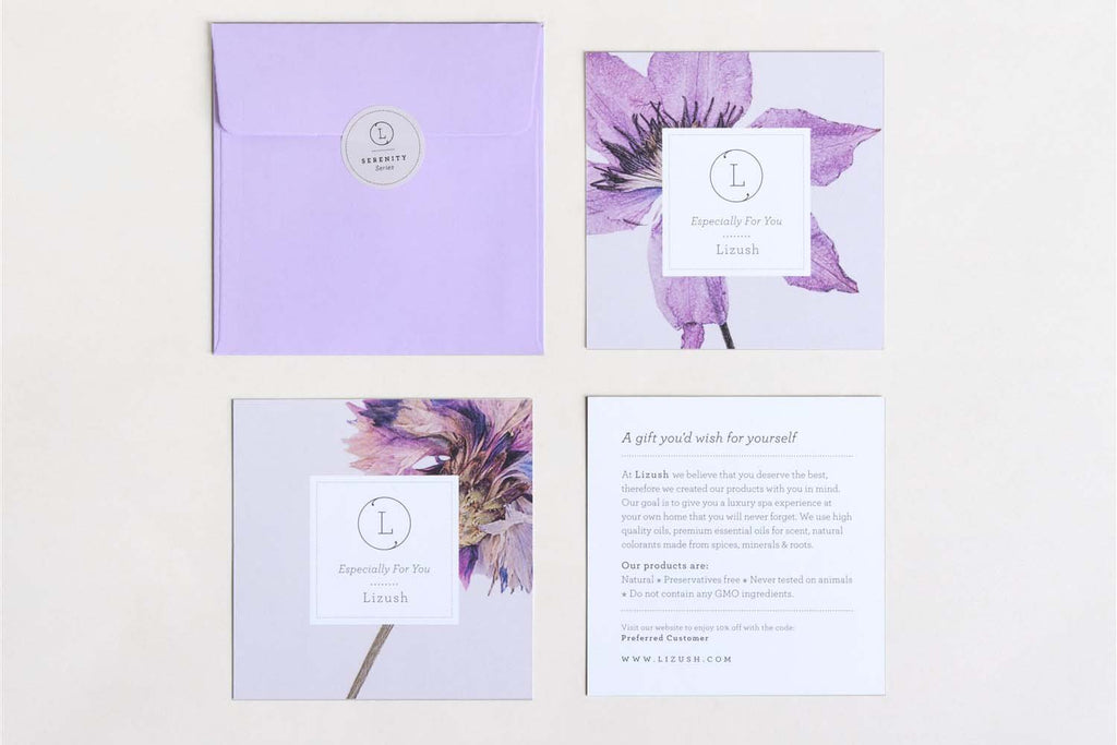 Thank You Gift Box – Natural Lavender Bath & Body Spa Set - Mimi Glow